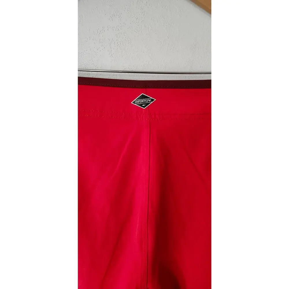 O'Neill Hyperfreak Boardshorts Lifeguard Red Men's Size 40 11